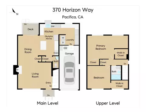 Floorplan - 370 Horizon Way, Pacifica, CA 94044 photo 1 of 1