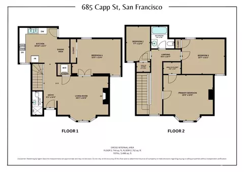 Floorplan - 685 Capp St, San Francisco, CA 94110 photo 1 of 1