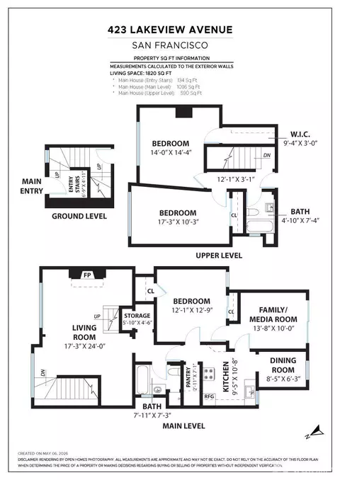 Floorplan - 423 Lakeview Ave, San Francisco, CA 94112 photo 1 of 1