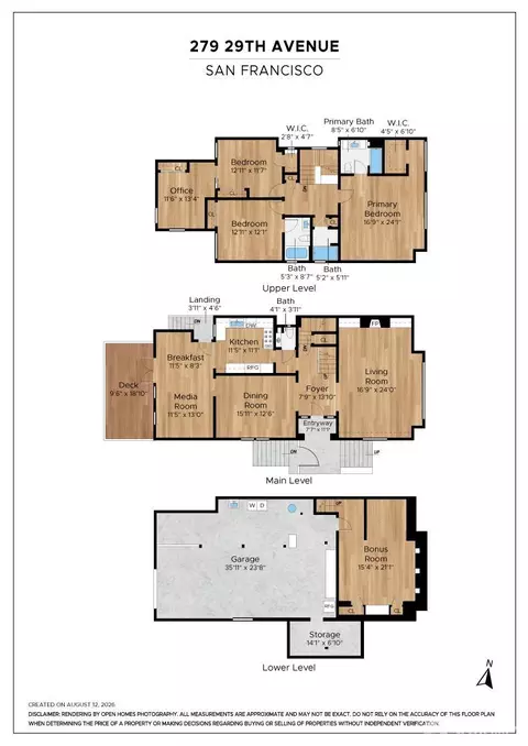 Floorplan - 279 29th Ave, San Francisco, CA 94121 photo 1 of 1