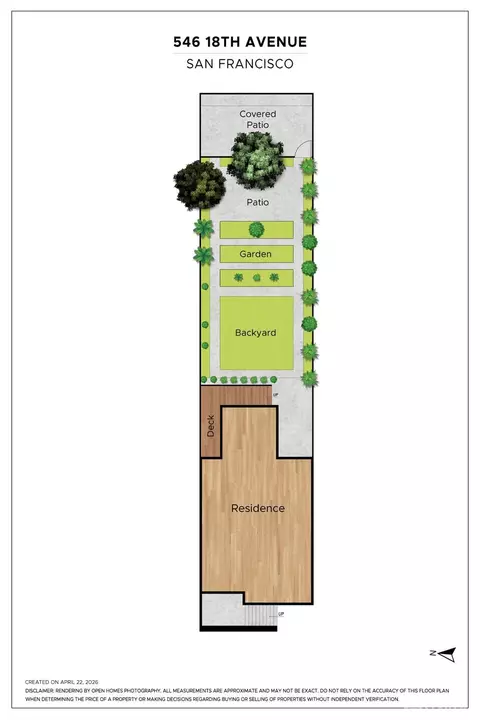 Floorplan - 546 18th Ave, San Francisco, CA 94121 photo 2 of 2