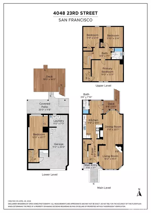 Floorplan - 4048 23rd St, San Francisco, CA 94114 photo 1 of 2