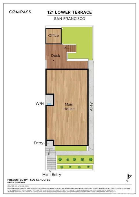 Floorplan - 121 Lower Ter, San Francisco, CA 94114 photo 1 of 2