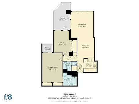 Floorplan - 1650 Jackson St #302, San Francisco, CA 94109 photo 1 of 1