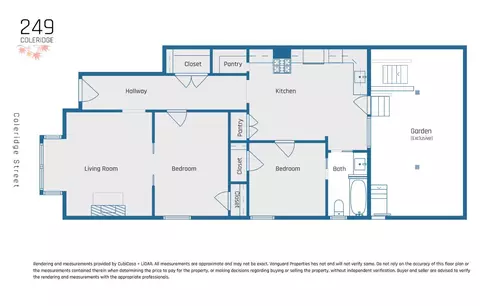 Floorplan - 249 Coleridge St, San Francisco, CA 94110 photo 1 of 1