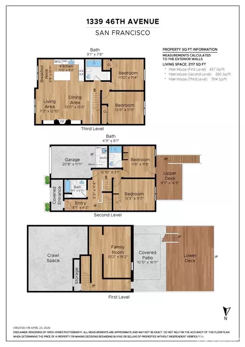 Floorplan - 1339 46th Ave, San Francisco, CA 94122 photo 1 of 1