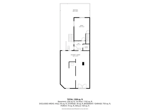 Floorplan - 203 Hoffman Ave, San Francisco, CA 94114 photo 1 of 3