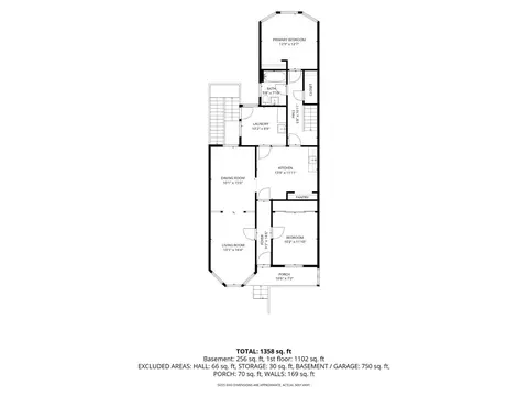 Floorplan - 203 Hoffman Ave, San Francisco, CA 94114 photo 2 of 3