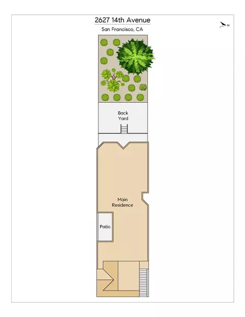Floorplan - 2627 14th Ave, San Francisco, CA 94127 photo 4 of 4