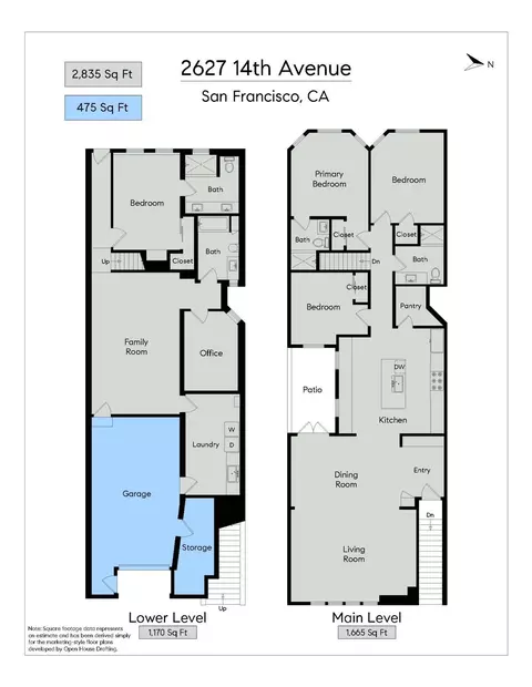 Floorplan - 2627 14th Ave, San Francisco, CA 94127 photo 3 of 4