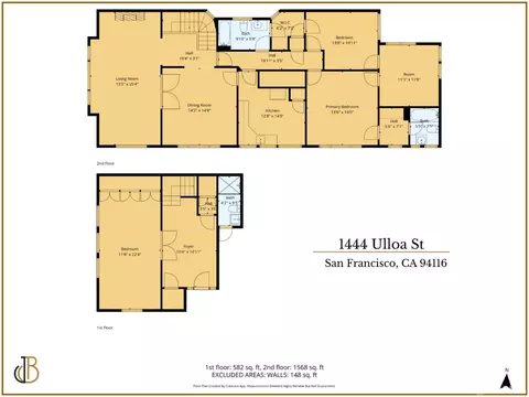 Floorplan - 1444 Ulloa St, San Francisco, CA 94116 photo 1 of 3