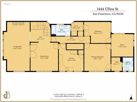 Floorplan - 1444 Ulloa St, San Francisco, CA 94116 photo 2 of 3