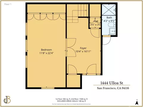 Floorplan - 1444 Ulloa St, San Francisco, CA 94116 photo 3 of 3