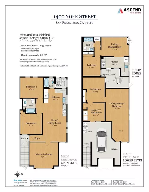 Floorplan - 1400 York St, San Francisco, CA 94110 photo 1 of 1