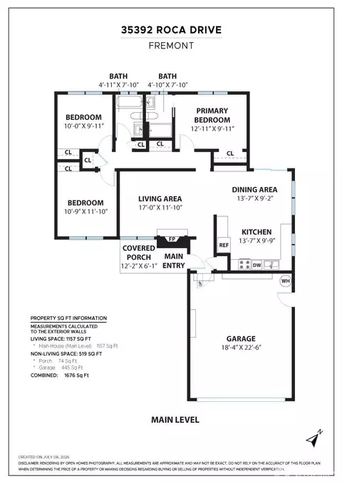 Floorplan - 35392 Roca Dr, Fremont, CA 94536 photo 1 of 1