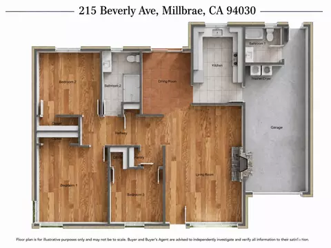 Floorplan - 215 Beverly Ave, Millbrae, CA 94030 photo 1 of 1