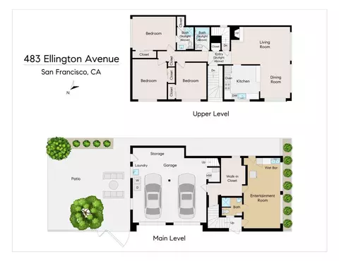 Floorplan - 483 Ellington Ave, San Francisco, CA 94112 photo 2 of 3