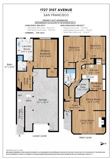 Floorplan - 1727 31st Ave, San Francisco, CA 94122 photo 1 of 1