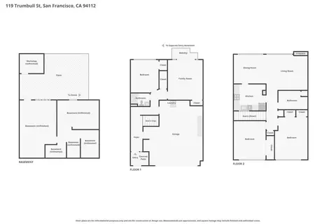 Floorplan - 119 Trumbull St, San Francisco, CA 94112 photo 1 of 1
