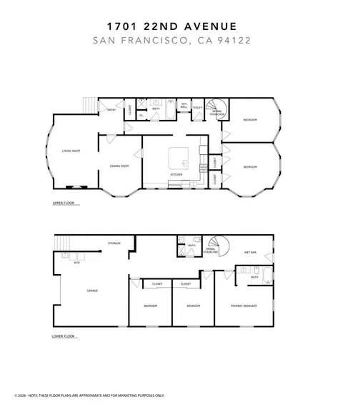 Floorplan - 1701 22nd Ave, San Francisco, CA 94122 photo 1 of 1