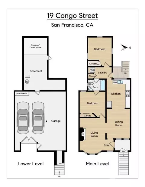 Floorplan - 19 Congo St, San Francisco, CA 94131 photo 1 of 2