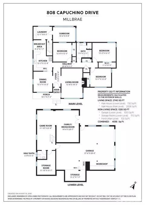 Floorplan - 808 Capuchino Dr, Millbrae, CA 94030 photo 1 of 1