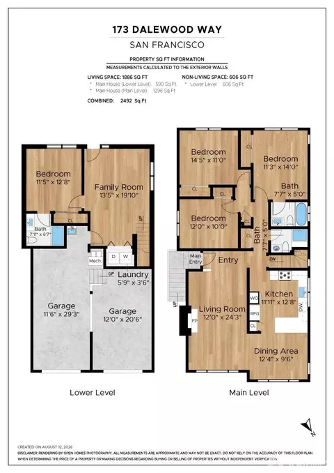 Floorplan - 173 Dalewood Way, San Francisco, CA 94127 photo 1 of 2