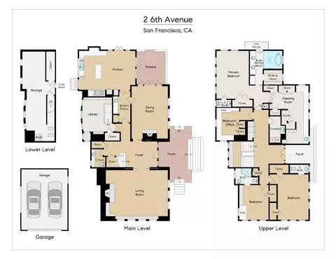 Floorplan - 2 6th Ave, San Francisco, CA 94118 photo 1 of 2