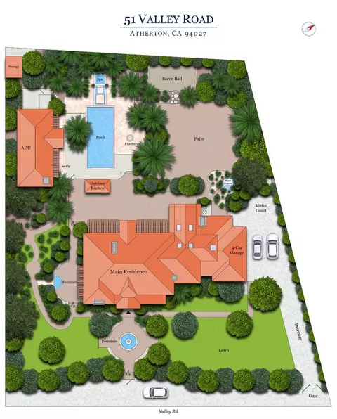 Floorplan - 51 Valley Rd, Atherton, CA 94027 photo 2 of 2