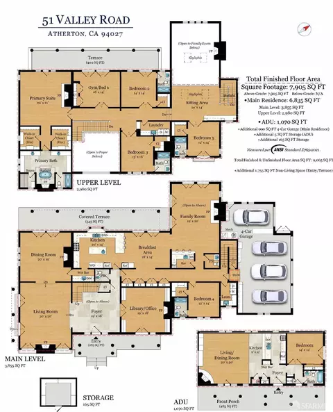 Floorplan - 51 Valley Rd, Atherton, CA 94027 photo 1 of 2