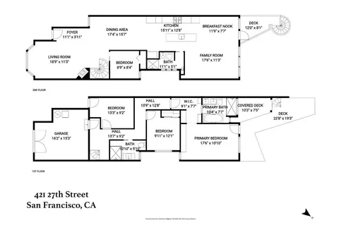Floorplan - 421 27th St, San Francisco, CA 94131 photo 1 of 2