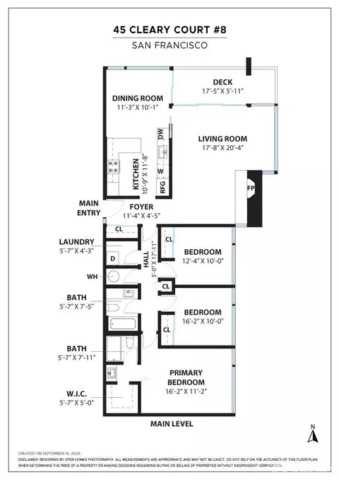 Floorplan - 45 Cleary Ct #8, San Francisco, CA 94109 photo 1 of 1