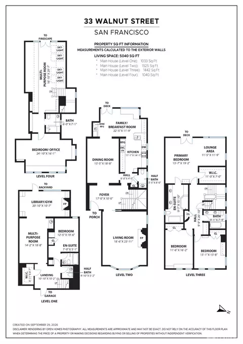 Floorplan - 33 Walnut St, San Francisco, CA 94118 photo 1 of 1