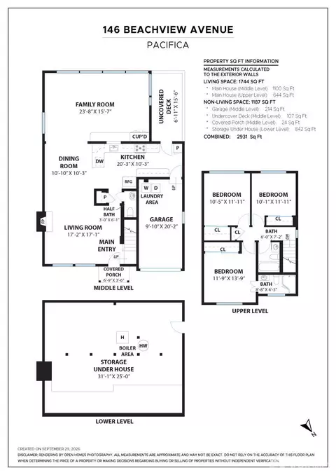 Floorplan - 146 Beachview Ave, Pacifica, CA 94044 photo 1 of 1