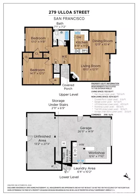 Floorplan - 279 Ulloa St, San Francisco, CA 94127 photo 1 of 2