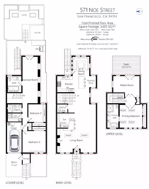 Floorplan - 571 Noe St, San Francisco, CA 94114 photo 1 of 1