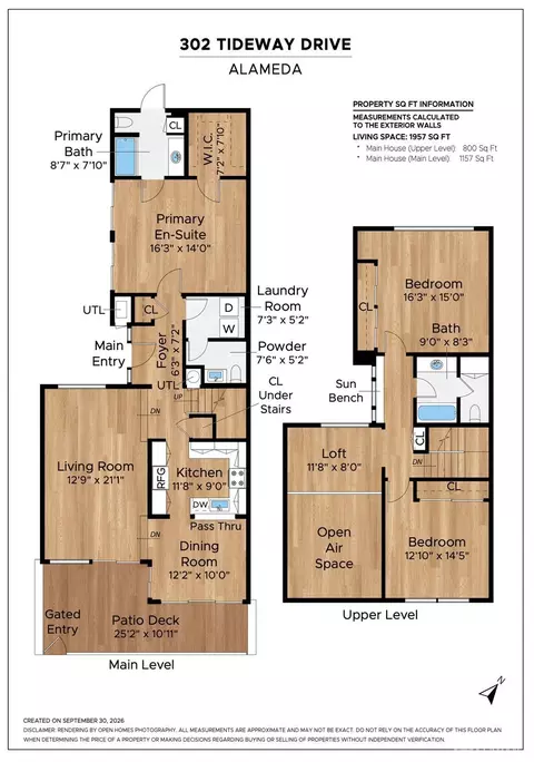 Floorplan - 302 Tideway Dr, Alameda, CA 94501 photo 1 of 2