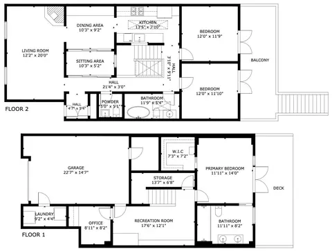 Floorplan - 2126 47th Ave, San Francisco, CA 94116 photo 1 of 1