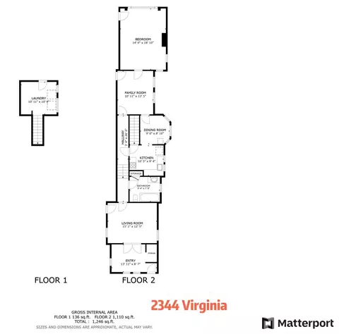 Floorplan - 2340 Virginia St, Berkeley, CA 94709 photo 1 of 4