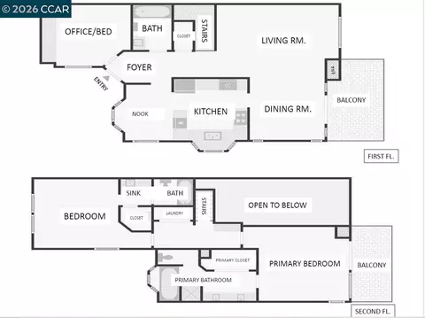 Floorplan - 137 Haslemere, Lafayette, CA 94549 photo 1 of 1