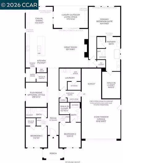 Floorplan - 3117 Fuller Ave, Tracy, CA 95377 photo 1 of 1