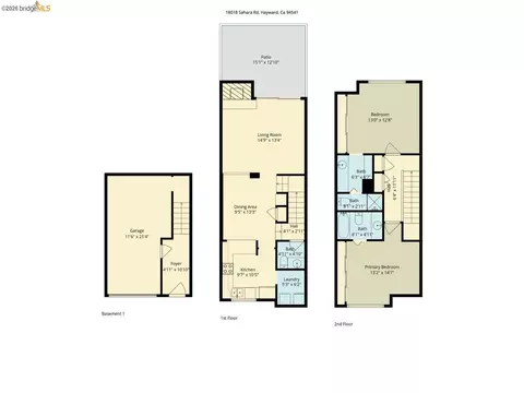 Floorplan - 18018 Sahara Rd, Hayward, CA 94541 photo 1 of 1
