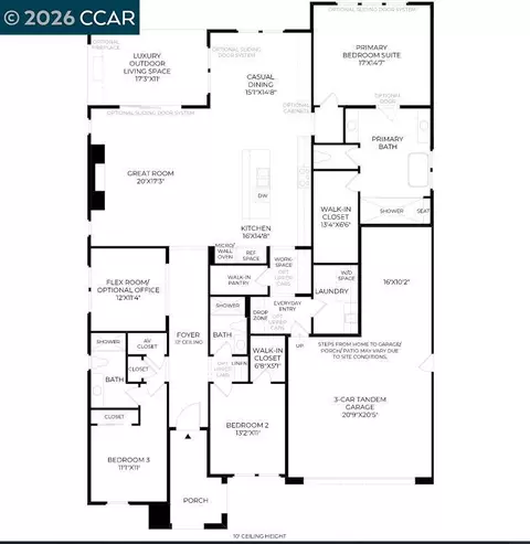 Floorplan - 3371 Boca Way, Tracy, CA 95377 photo 1 of 1