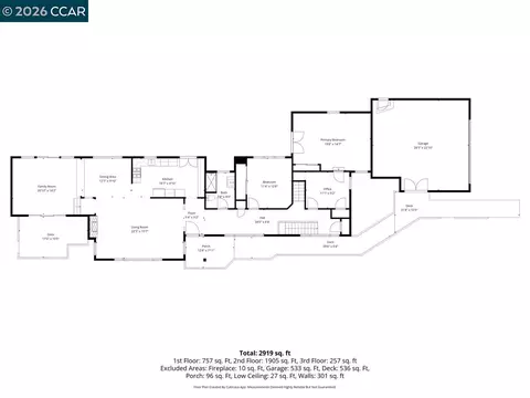 Floorplan - 3 Mountain View Pl, Lafayette, CA 94549 photo 3 of 4