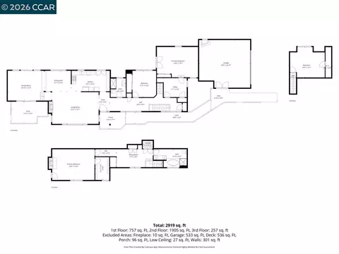 Floorplan - 3 Mountain View Pl, Lafayette, CA 94549 photo 1 of 4