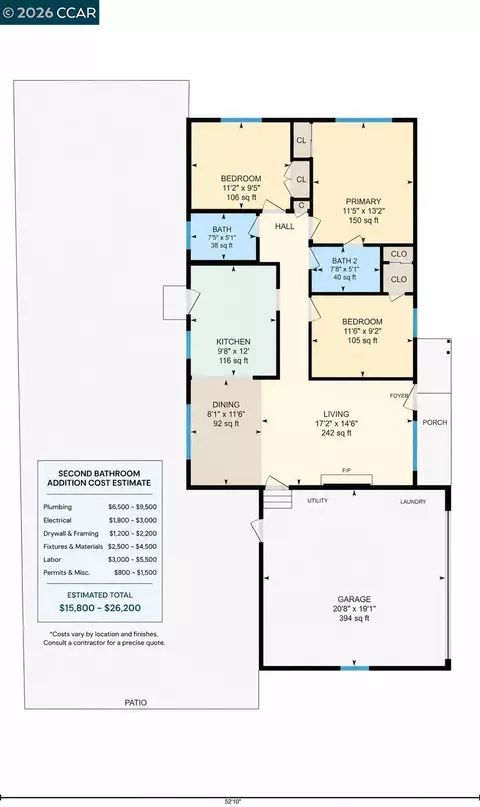 Floorplan - 1559 Linda Mar Blvd, Pacifica, CA 94044 photo 3 of 3