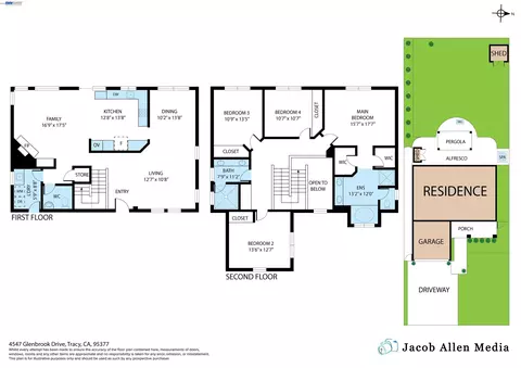 Floorplan - 4547 Glenbrook Dr, Tracy, CA 95377 photo 1 of 1