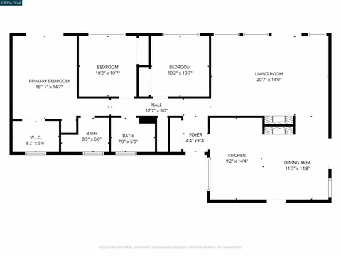Floorplan - 2319 Collins Ave, Pinole, CA 94564 photo 1 of 2