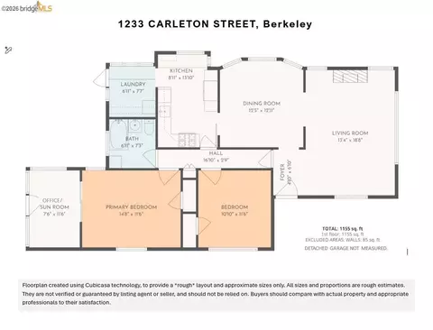Floorplan - 1233 Carleton St, Berkeley, CA 94702 photo 1 of 1
