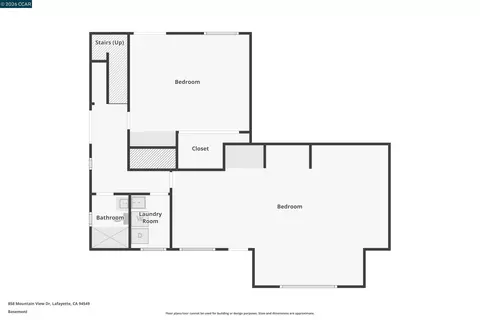 Floorplan - 858 Mountain View Dr, Lafayette, CA 94549 photo 1 of 3